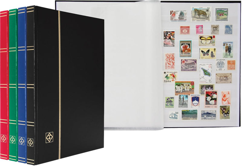 Klassisk frimærkealbum BASIC 32 sider (hvide sider)
