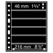 Indstiksark til frimærker og postkort (5-pak) GRANDE