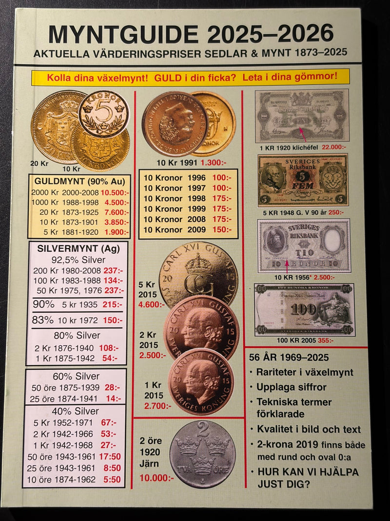 Møntguide 2025/2026