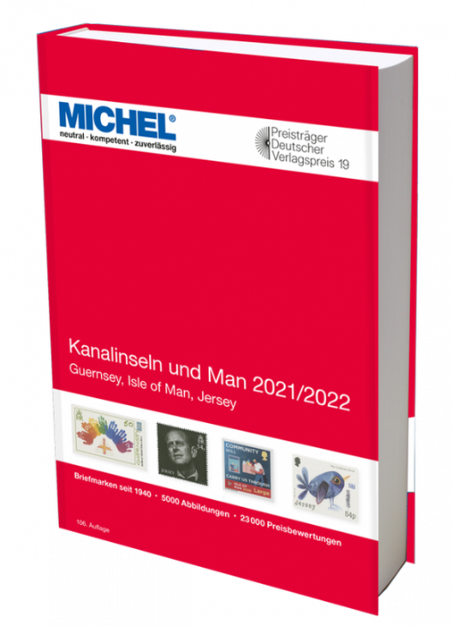 Michel Frimærkebog - Kanaløerne og mennesket 2021/2022 (OBS-bog på tysk)