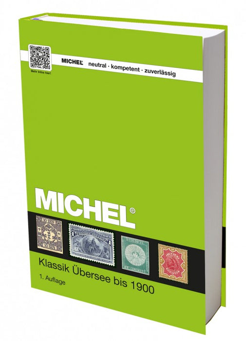 Michel Frimærkebog - Oversøiske klassikere op til omkring 1900 (BEMÆRK tekst på tysk)