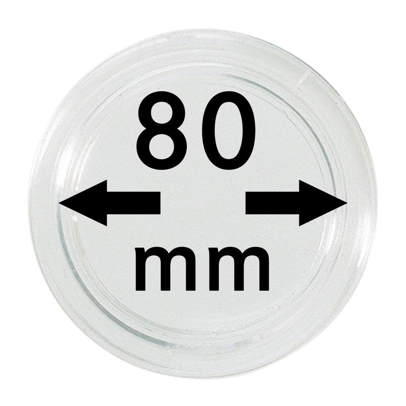 Møntkapsel Lindner XL - Flere størrelser (70-120 mm)