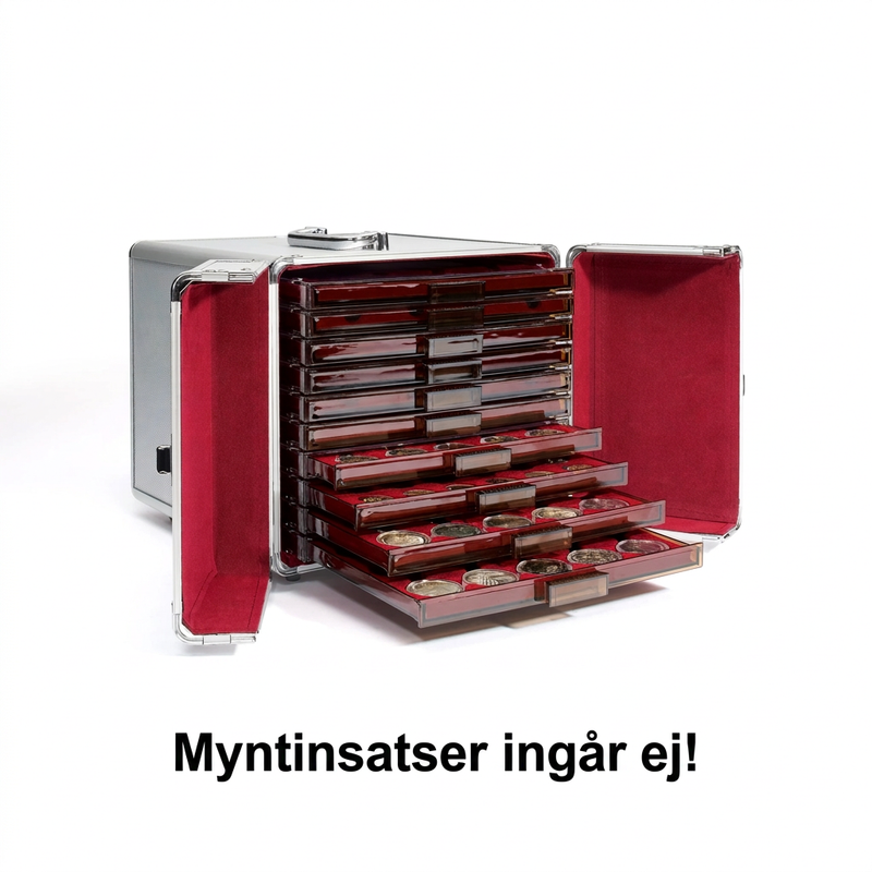 Bild 2 med texten Myntinsatser ingår ej! under boxen
