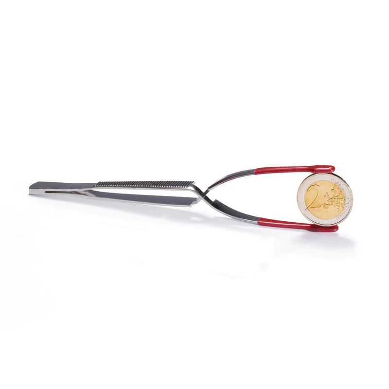 Møntpincet Pi9, 16cm, plastbelagt
