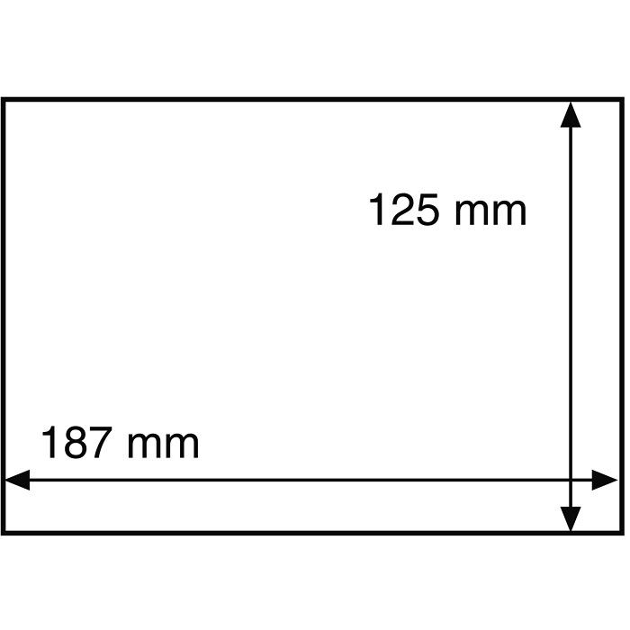 Plastlommer til postkort, sedler eller frimærkeark 187x125 mm, 50-pak.