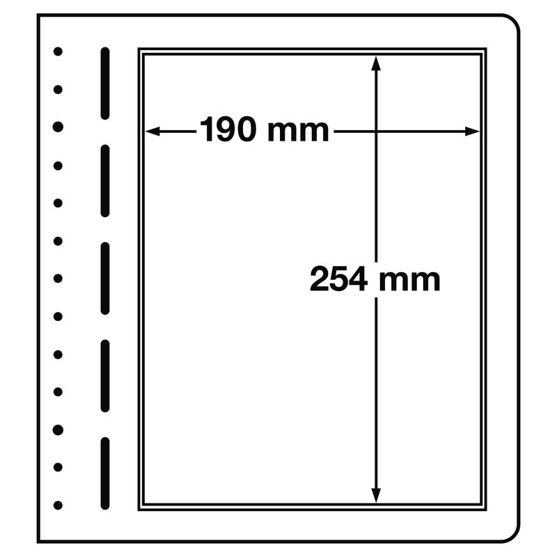Indstiksark i LIGHTHOUSE LB-serien - Blanke ark (10-pak)