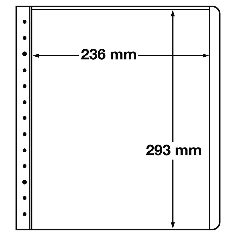Indstiksark i LIGHTHOUSE LB-serien - Blanke ark (10-pak)
