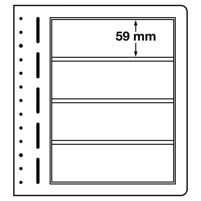 Indstiksark i LIGHTHOUSE LB-serien - Blanke ark (10-pak)