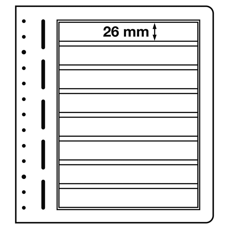 Indstiksark i LIGHTHOUSE LB-serien - Blanke ark (10-pak)