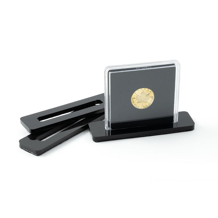 Møntholder QUADRUM, 10-pak, sort