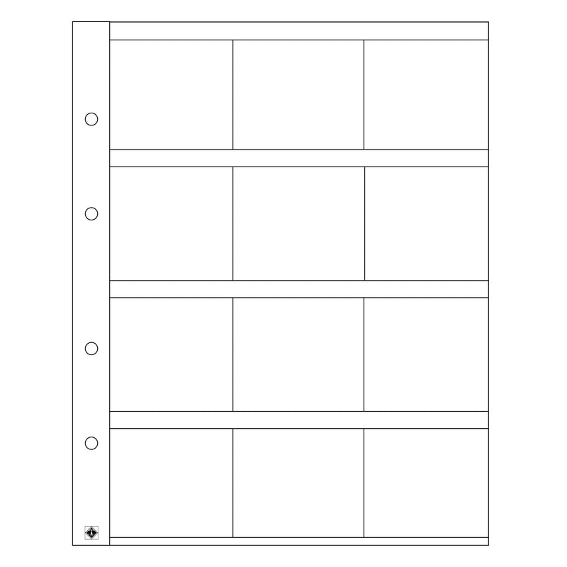Indsatsark til mønter i OPTIMA-serien (5-pak)