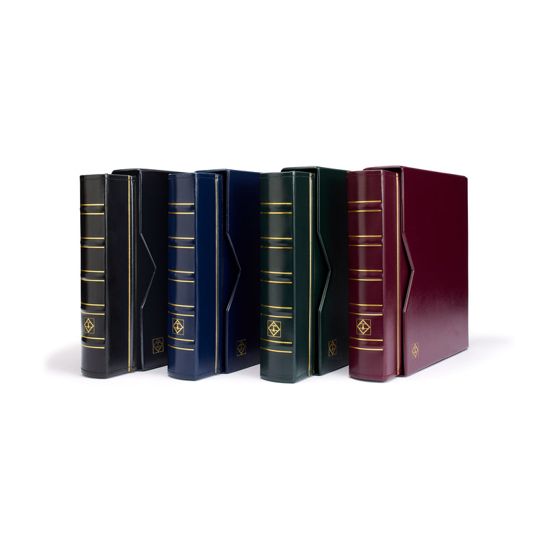 Optima ringbind i klassisk design, inklusive beskyttelsesetui, grøn