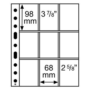 Samlekortalbum inklusive plastlommer (5 ark)