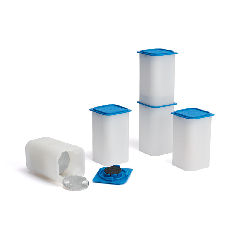 S-qube myntrör för 20 mynt (6-pack)