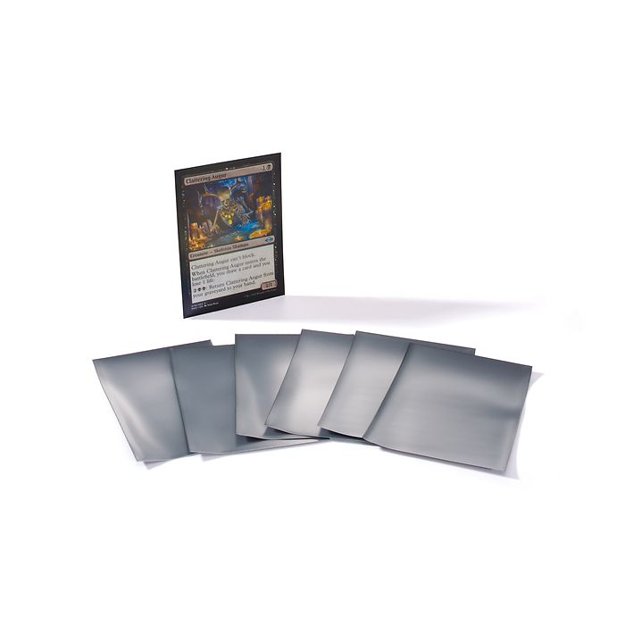 TCG plastlommer 67 x 92 mm, sorte, 50 stk.